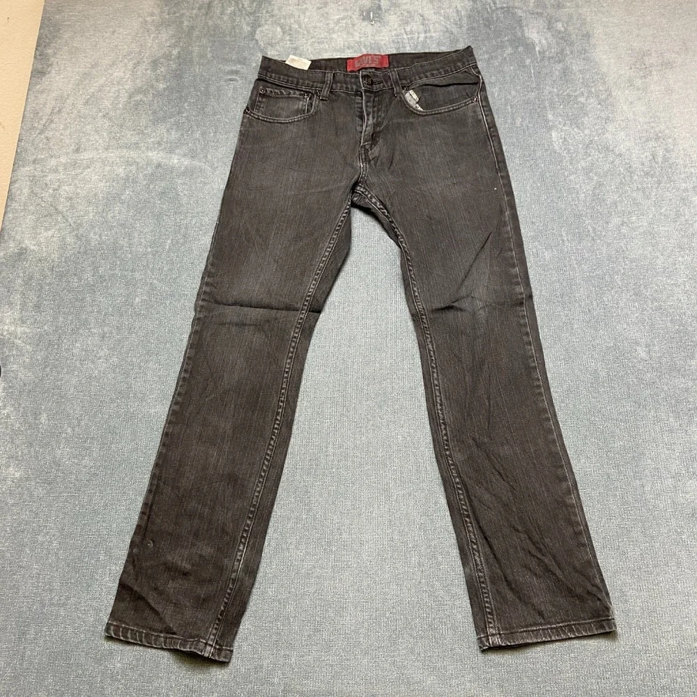 VTG Levi's 511 Jeans Boys 16 Reg 28x28 Black Denim Cotton Stretch Skinny Leg